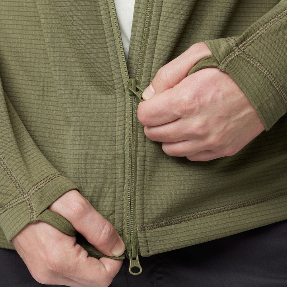 Fjallraven Men’s Abisko Lite Fleece Jacket Green - Picture 5 of 11